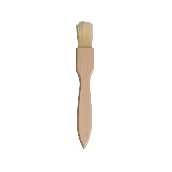 Backpinsel flach, eichenholz
