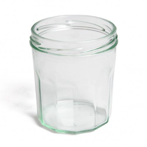 Einmachglas mit facetten, deckel separat erhältlich, 324 ml