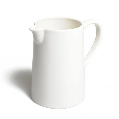 Krug, porzellan, höhe 14 cm