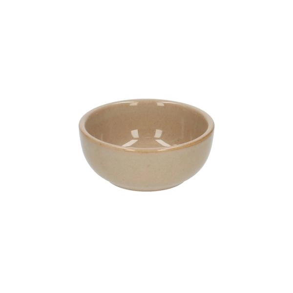 Schale reactive glasur, steingut, sandfarben, ø 7.5 cm