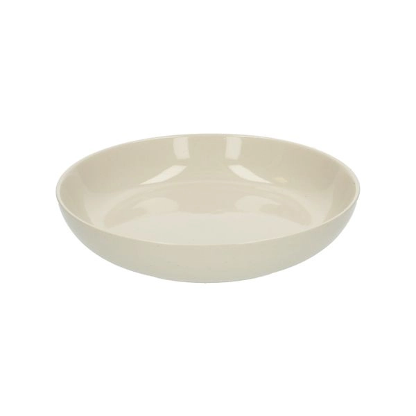 Tiefer teller, steingut, beige, sprenkel, ø 22,5 cm