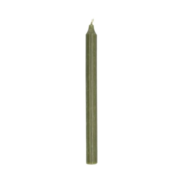 Tafelkerze, dunkelgrün, 27 cm