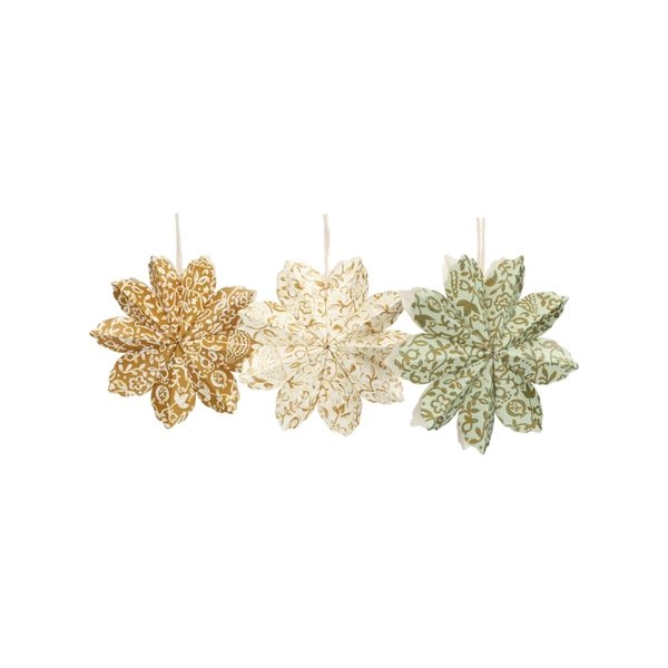 Mini-weihnachtssterne, faltbar, papier, 3er-set, 12 cm
