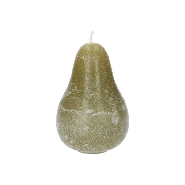 Kerze birne, grün, ø11 x 7,5 cm