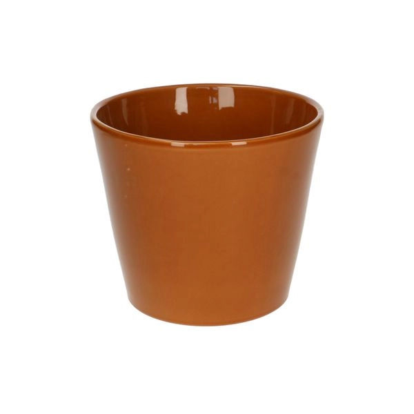 Übertopf, steingut, terrakottafarben, ø15,5 cm