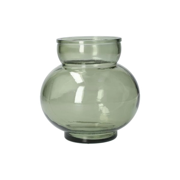 Kugelvase, recyceltes glas, grün, ø14,2 cm