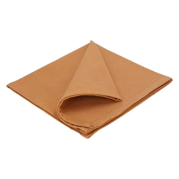 Serviette, gots bio-baumwolle, mandelfarben, 40 x 40 cm