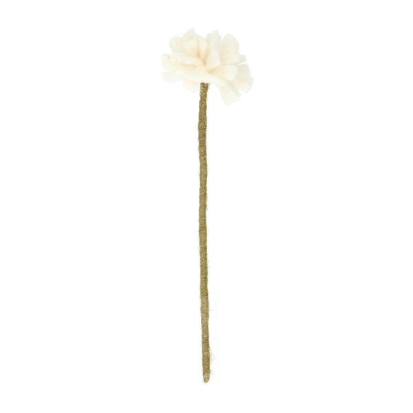 Blume, filz, weiß, ca. 26 cm