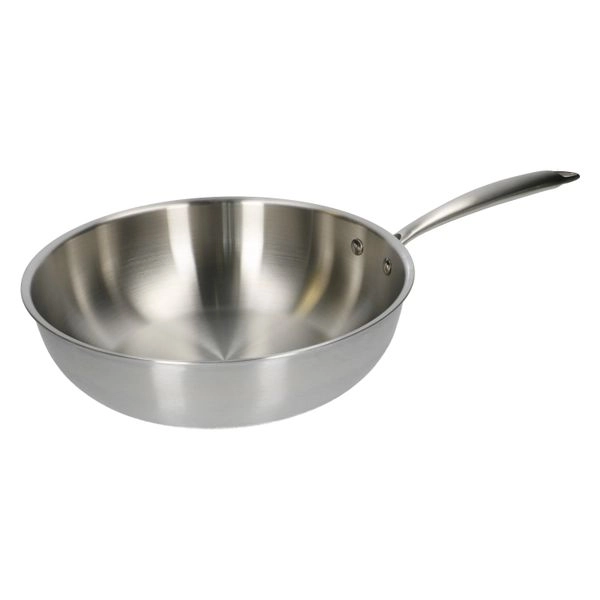 Wok 3-ply, ø 28 cm, rostfreier stahl, pfas-frei