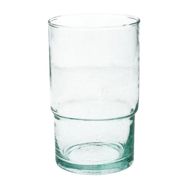 Glas, recyceltes glas, handgeblasen, 550 ml