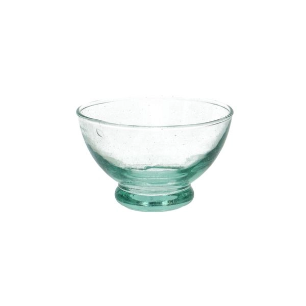Schälchen, recyceltes glas, handgeblasen, 300 ml