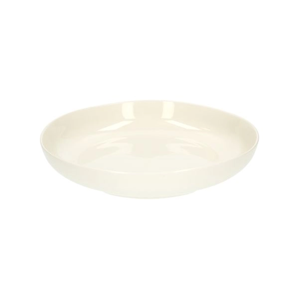 Schale, organisch, porzellan, weiß, ø 28 cm x 5,5 cm