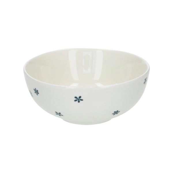 Schälchen mit kleinen blumen, organisch, porzellan, ø 12 cm