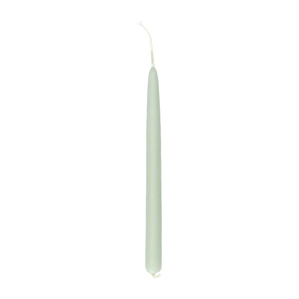 Kerzen, klein, schmal, pastelltürkis, 17 cm, 10 stück