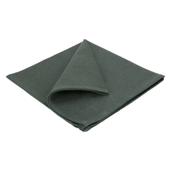 Serviette, bio-baumwolle (gots), dunkelgrün, 40 x 40 cm