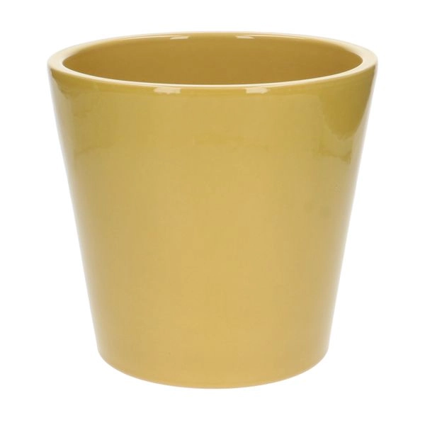 Blumentopf, steingut, gelb, ø 20 cm