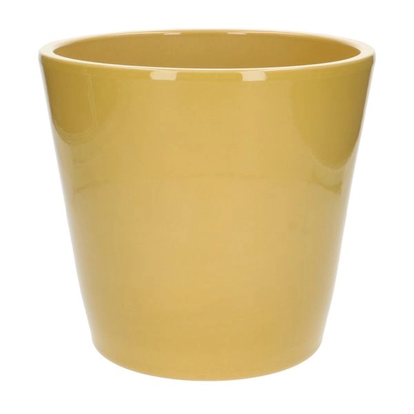 Blumentopf, steingut, gelb, ø 25 cm