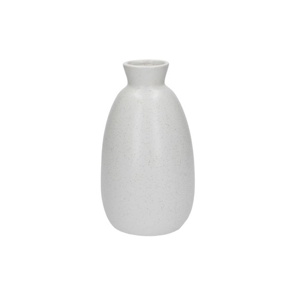 Vase, porzellan, weiß, 12 x 20 cm