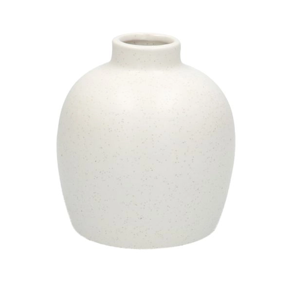 Mini-vase, porzellan, weiß