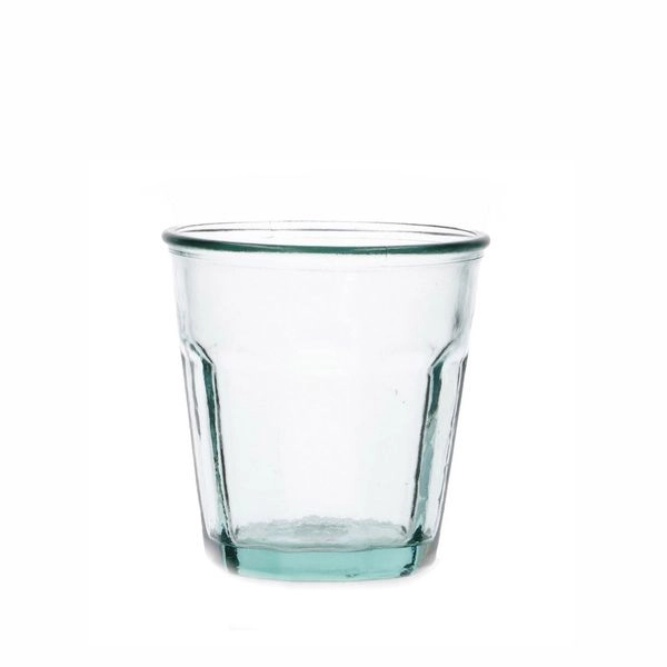 Glas mit facetten, recycelt, 250 ml