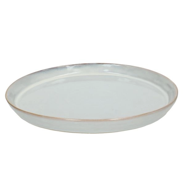 Teller, reactive glasur, steingut, grau, ø 26 cm