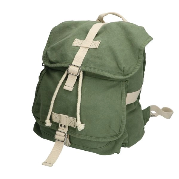 Rucksack, bio-baumwolle, waldgrün