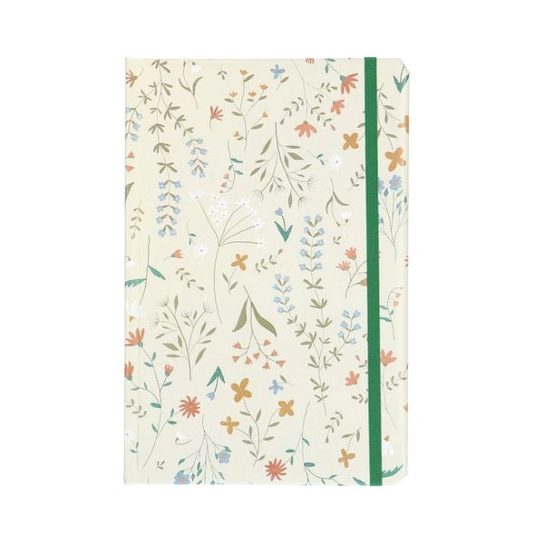 Notizbuch, fester einband, feldblumen, a5