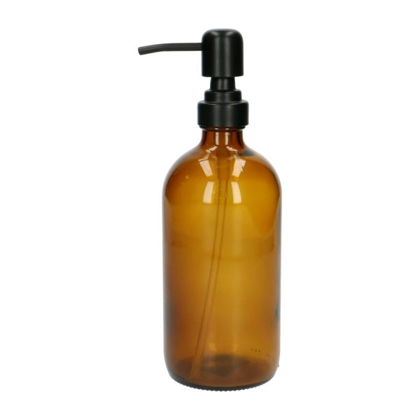 Seifenpumpe, braunes glas, 500 ml