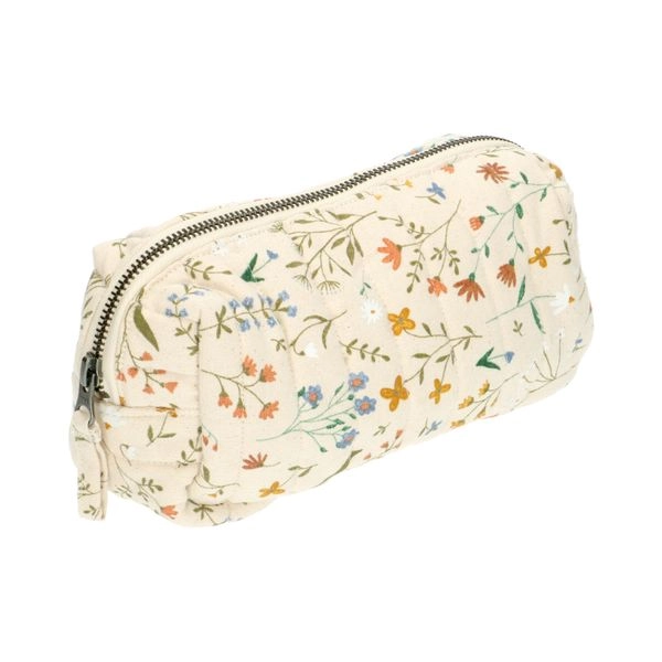 Etui, baumwolle, feldblumen