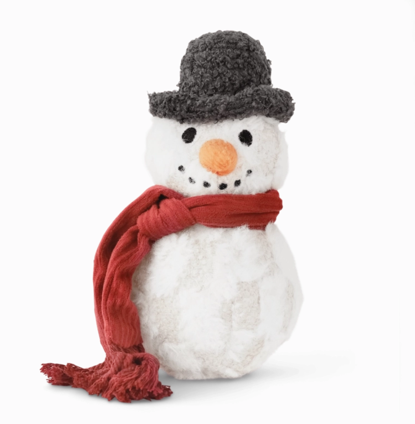 Lambwolf Collective Schneemann "Mr. Snowman"  Braun, Rot, Weiß für Welpen | für alle Hunde | Schnüffelspielzeug | Beschäftigungsspielzeug | waschbar