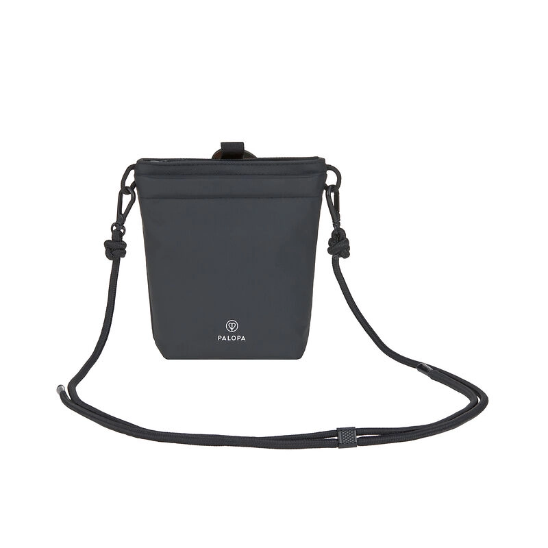 Palopa Leckerlibeutel Karl in Schwarz  Dark Grey Leckerlibeutel | Gassitasche | viel Platz | für alle Utensilien | robust | zwei Fächer | extra Fach f