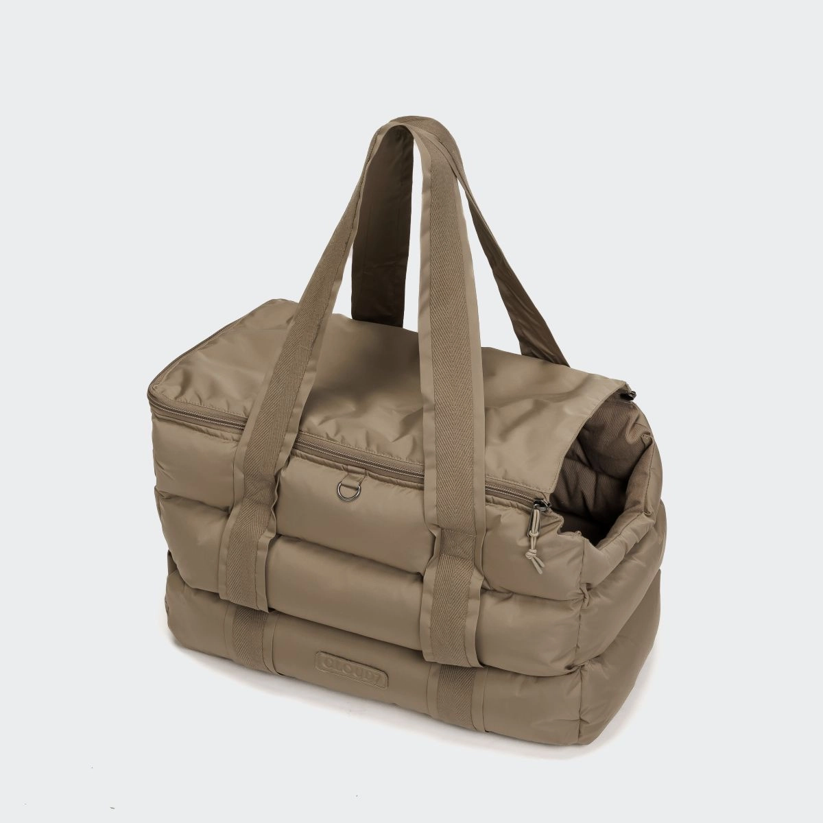 Cloud7 Hundetasche Montreal Sandy Brown M M Beige Braun Welpentasche | Reisetasche | Hundebett für unterwegs | Minileine für Sicherheit | bis 8 kg | s
