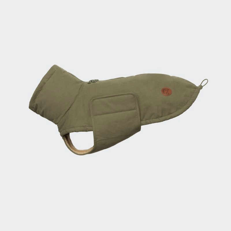 Cloud7 Hundemantel Yukon Teddy Khaki 6 Oliv Khaki
