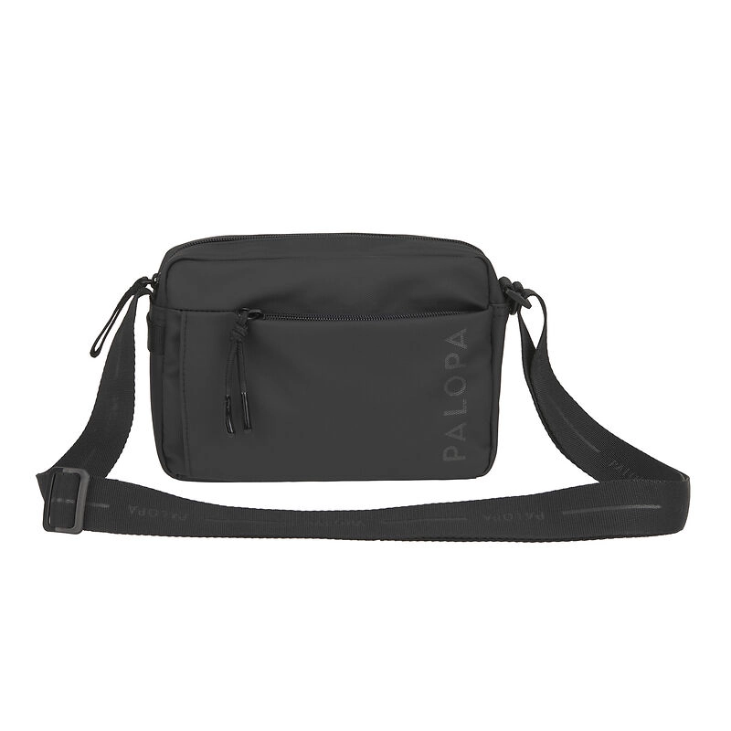 Palopa Umhängetasche Noka in Schwarz  Braun Leckerlibeutel | Gassitasche | viel Platz | für alle Utensilien | robust | mehrere Fächer | extra Fach für