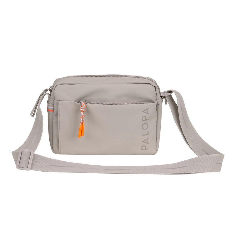 Palopa Umhängetasche Noka in Taupe  Braun Leckerlibeutel | Gassitasche | viel Platz | für alle Utensilien | robust | mehrere Fächer | extra Fach für L