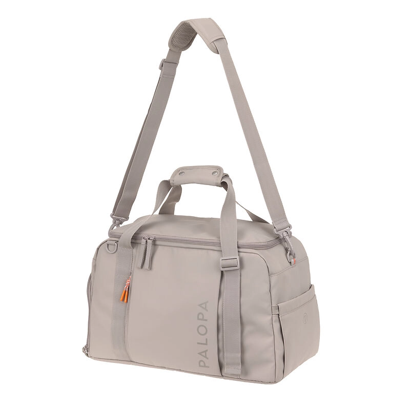 Palopa Weekender Tokano in Taupe  Taupe Welpentasche | Reisetasche | Hundebett für unterwegs | Minileine für Sicherheit | bis 8 kg | stabiler Boden |
