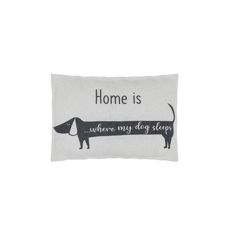 David Fussenegger Hundebett Dackel Home is M, L Oliv für Welpen | für alle Hunde | Hundekissen für Zuhause | Hundekissen für Reisen | wendbar | waschb