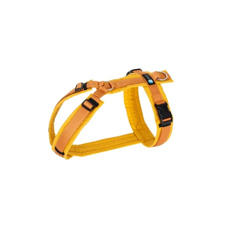 Annyx Brustgeschirr FUN Goldglöckchen XL XL Silber Grau für Welpen | für alle Hunde | verstellbar | gepolstert | ergonomisch | rückenschonend | optima