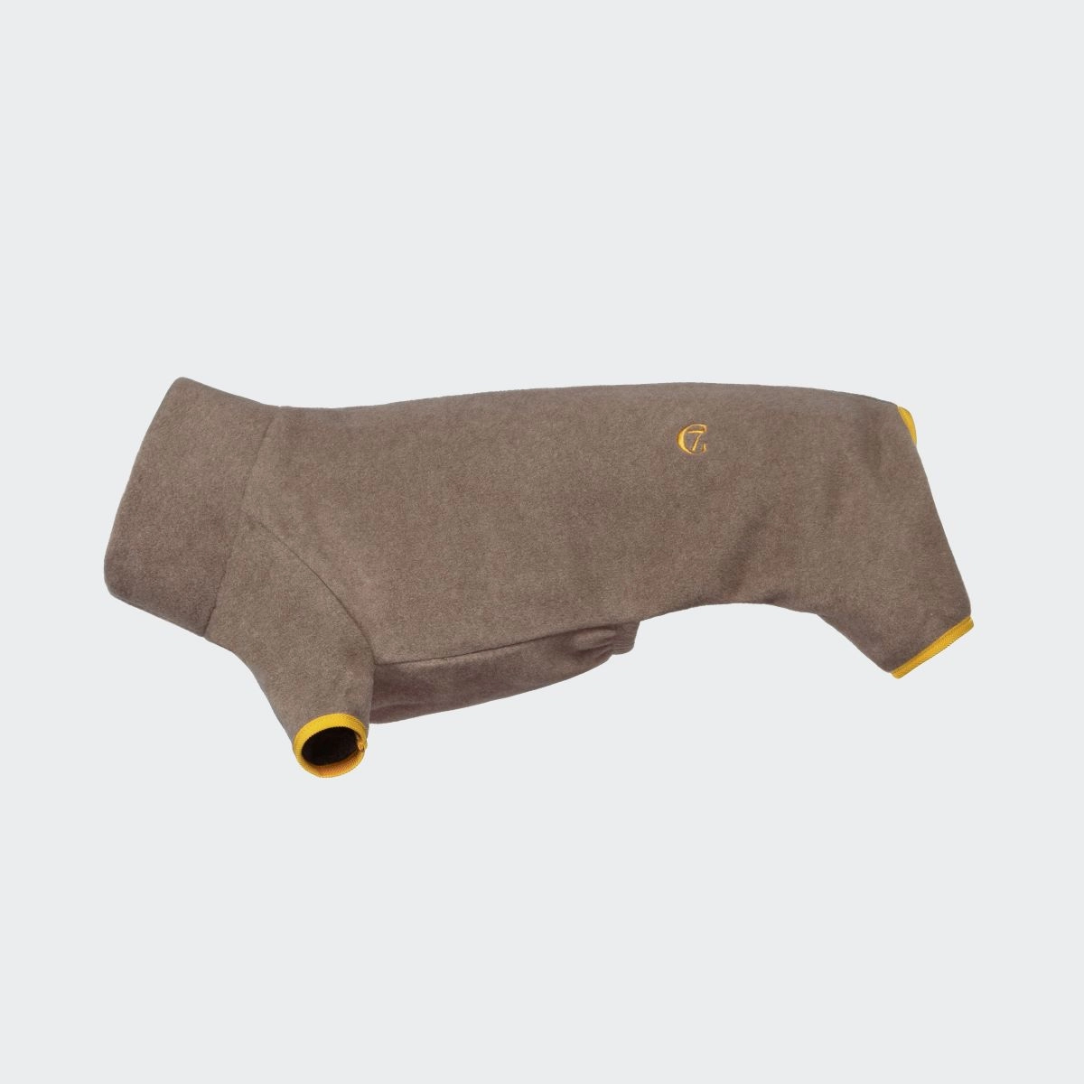 Cloud7 Hundepullover Dackel Fleece Cornwall Toffee 5 Dunkelgrau Grau Fleecepullover für Hunde | für kleine Hunde | für große Hunde | für Dackel | für