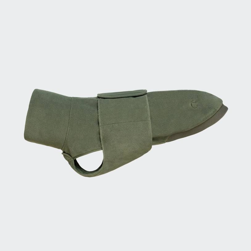 Cloud7 Hundepullover Derby Fleece Khaki 7 Oliv Khaki Fleecepullover für Hunde | für kleine Hunde | für große Hunde | für Dackel | für Bulldoggen | ohn