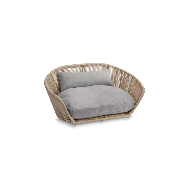 Laboni VOGUE Design-Hundebett Tudor in Grau  Anthrazit, Goldgelb, Grau, Oliv, Rosa