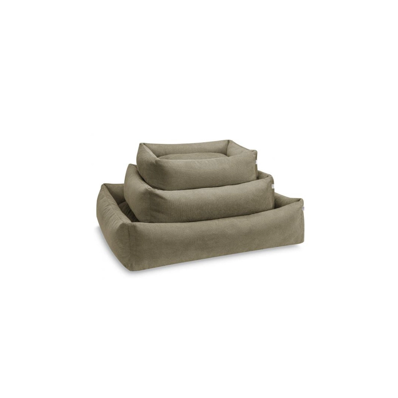 Laboni ORTHO Hundebett Tudor in Oliv S S Anthrazit orthopädische Hundebett | spezielle Matratze | für kranke Hunde | für alte Hunde | für alle Hunde |