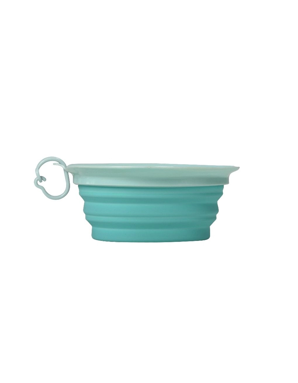 United Pets faltbarer Reisenapf Leaf Bowl aquamarin  Rosa