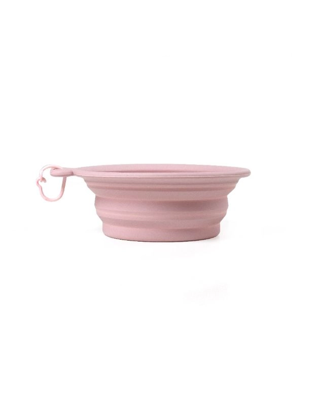 United Pets faltbarer Reisenapf O-Bowl  Rosa