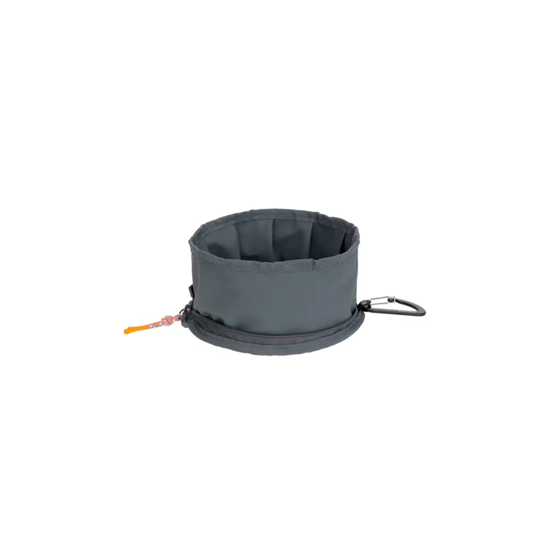 Palopa Dog Bowl to Go Tura in Anthrazit  Anthrazit für alle Hunde | für Alltagsausflüge | reisen | unterwegs | platzsparend | faltbar | leichtes Mater