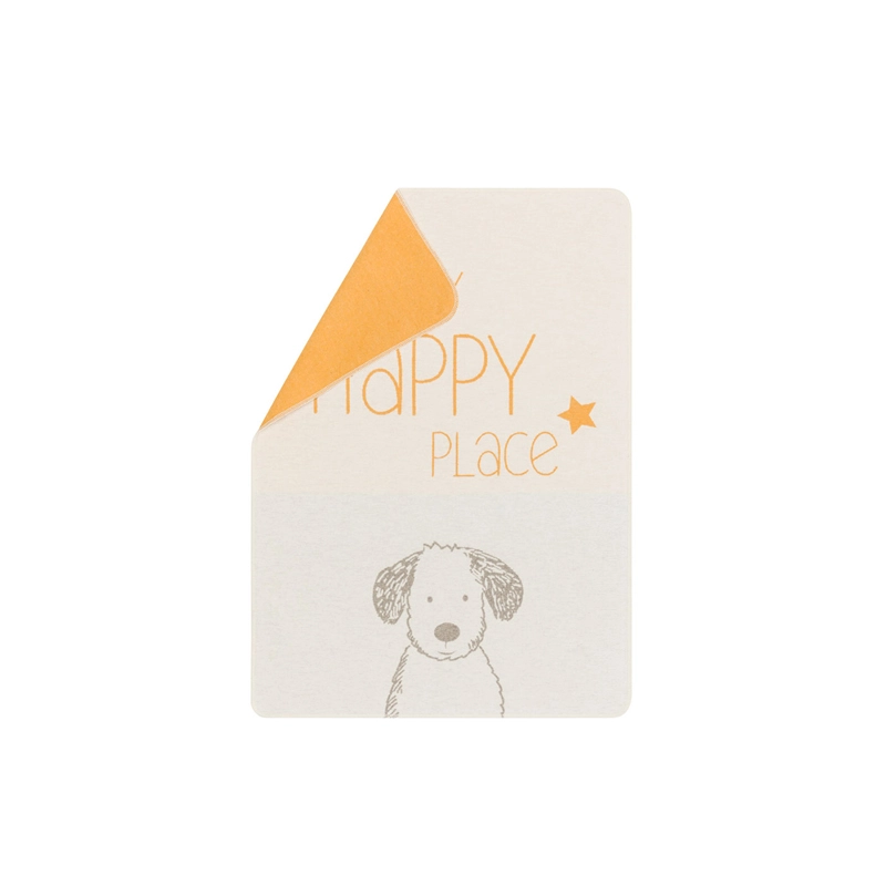 David Fussenegger Decke Happy Place in creme  Creme kuschelige Hundedecke | Decke für Hund | Decke für Herrchen und Frauchen | fürs Restaurant | für Z