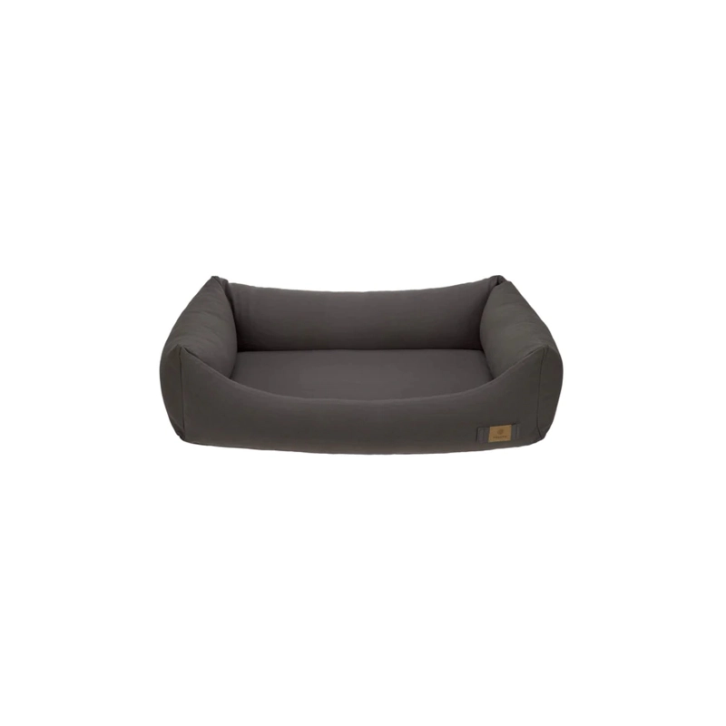 Palopa Hundebett Fred in Anthrazit L L Anthrazit für Welpen | für alle Hunde | Hundebett mit separater Matratze und Rand | ergonomische Matratze | rec