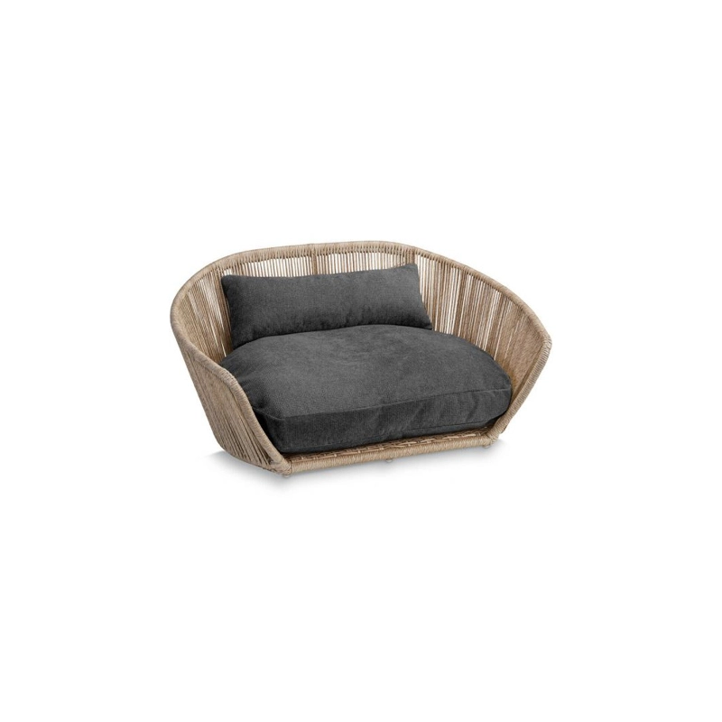 Laboni VOGUE Design-Hundebett Tudor in Anthrazit  Anthrazit, Goldgelb, Grau, Oliv, Rosa
