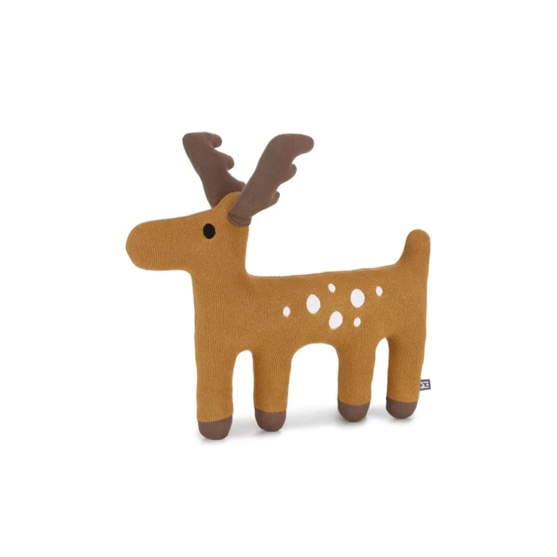 MiaCara Bosco Reh XS, S Senfgelb für Welpen | für alle Hunde | Spielzeug aus Naturprodukten | ungefährliches Spielzeug | langer Spaß