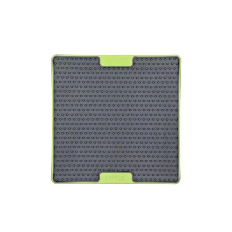 LickiMat® LickiMat Soother Tuff in Grün  Grün Schleckmatte zur Hundebeschäftigung | langsames Essen | schlecken zum beruhigen | Training